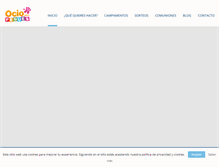Tablet Screenshot of ocioparapeques.com